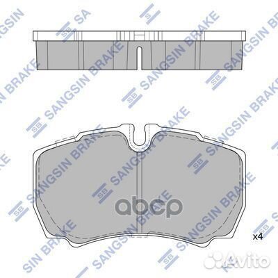Колодки торм.зад. iveco Daily/Citi 99 SP1843 S