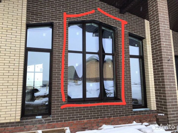 Окно пластиковое глухое