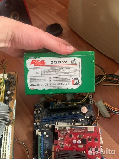 Материнская плата с процессором