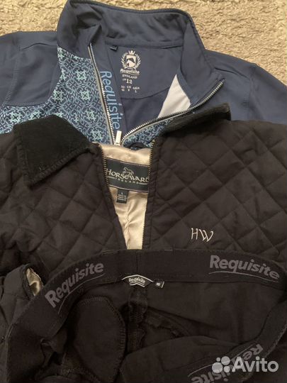 Бриджи куртка ботинки для верховой езды L