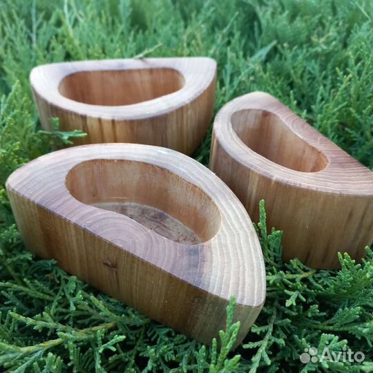 Подсвечник из дерева. Формы для воска
