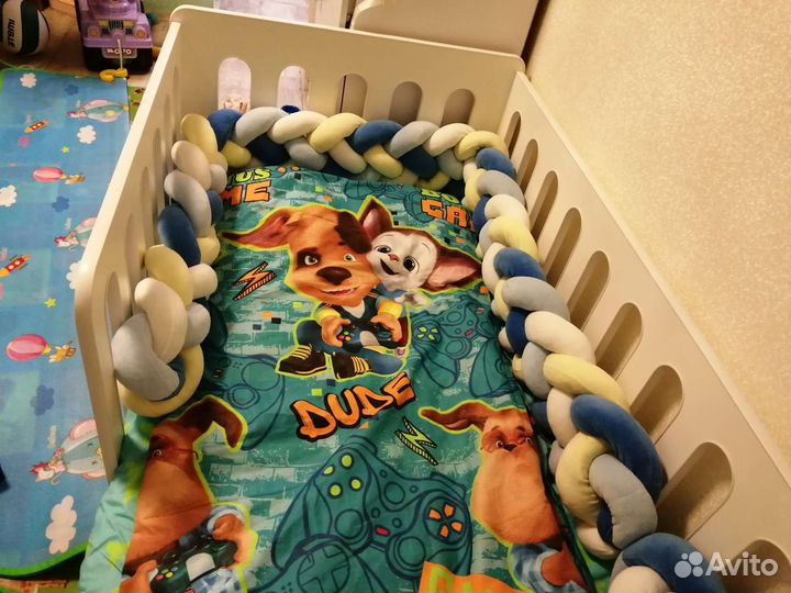 Бортик косичка