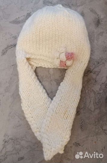Шапка-ушанка для девочки