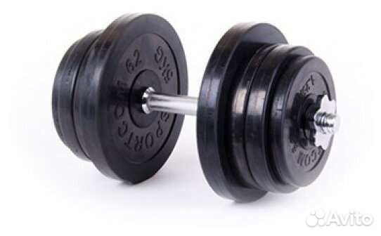 Гантель обрезиненная 29.5 кг