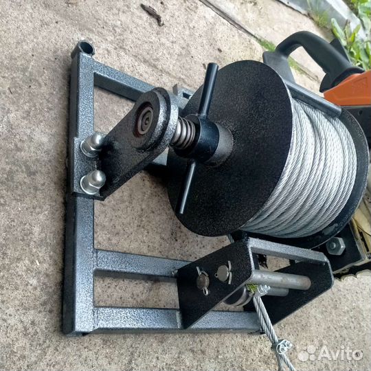Лебедка-насадка для пилы