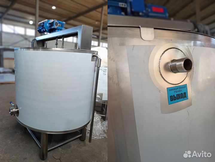 Сыроварня 1000л. Пастеризатор молока