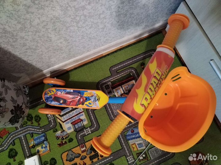 Самокат детский трехколесный бу