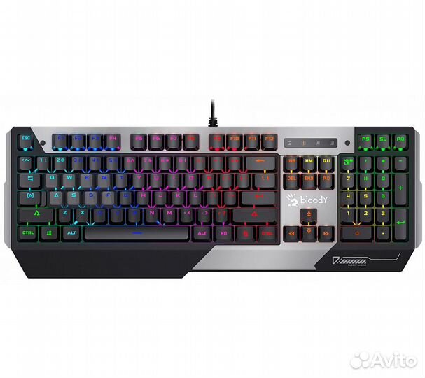 Механическая клавиатура A4Tech Bloody B865R, серый