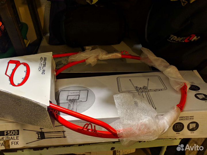 Баскетбольное кольцо Tarmak F500 с рег. высоты