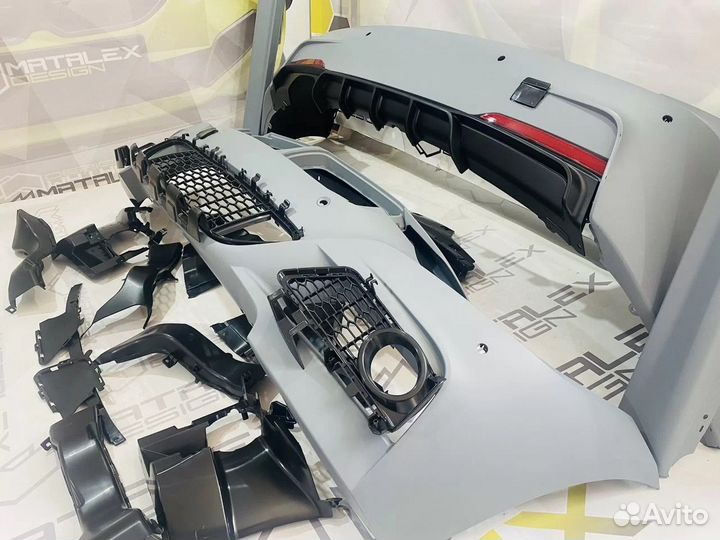 Обвес BMW F30 М пакет рест без омывателей