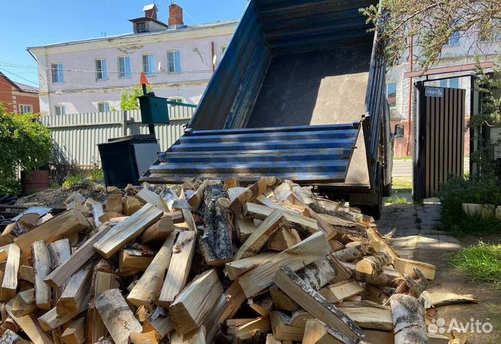 Дрова березовые колотые