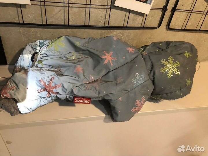 Теплая зимняя куртка для собак мелких пород