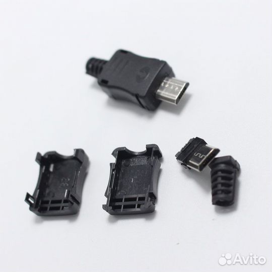 Штекер micro USB 5pin DIY разъём для пайки