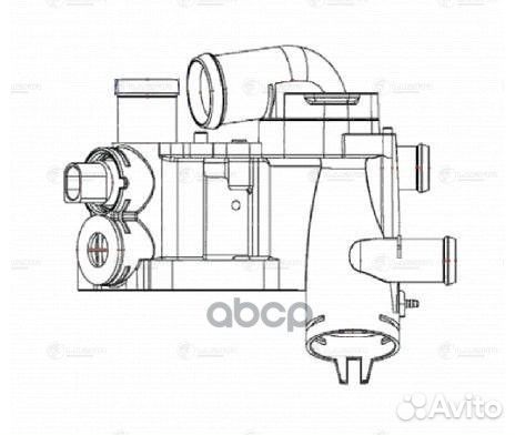 Термостат для а/м Skoda Fabia II (07) 1.4i CG
