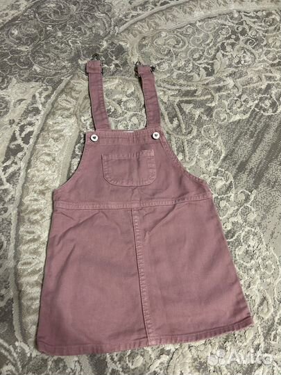 Джинсовый сарафан для девочки 98