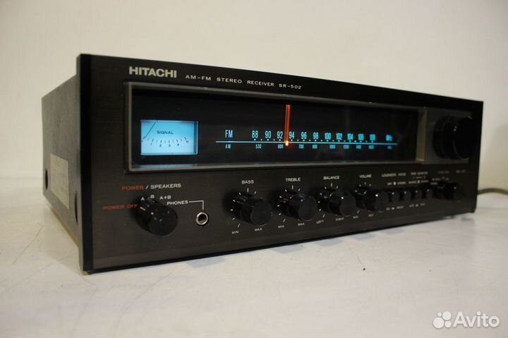 Hitachi SR-502 Стерео Ресивер пр-ва Япония 1975г