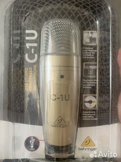 Микрофон behringer c1u