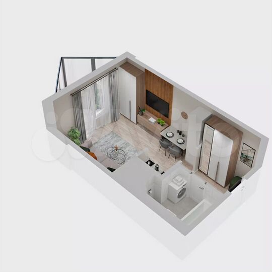 Квартира-студия, 23 м², 16/19 эт.