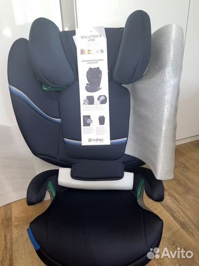 Автокресло новое Cybex Solution M-Fix, Blue moon