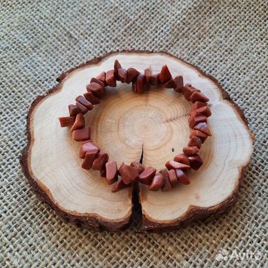 Браслет из натурального камня. Авантюрин