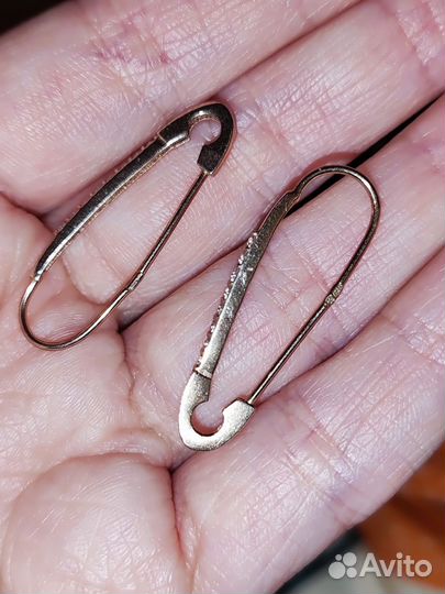 Серьги булавки