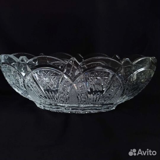 Хрустальный салатник СССР