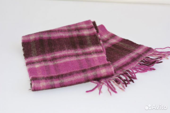 Советский шерстяной шарф винтажный платок СССР