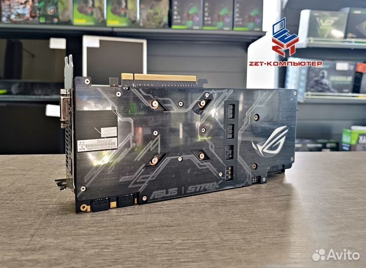 Видеокарта Asus GeForce GTX 1070 TI ROG strix 8 Гб