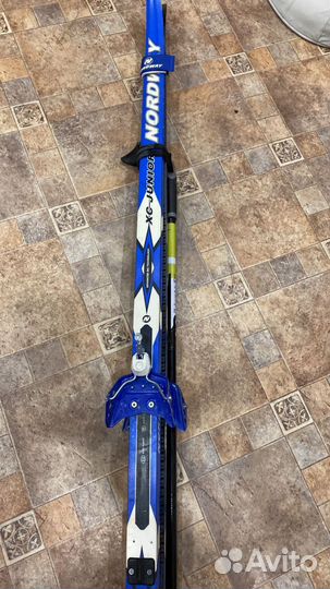 Лыжи беговые с палками