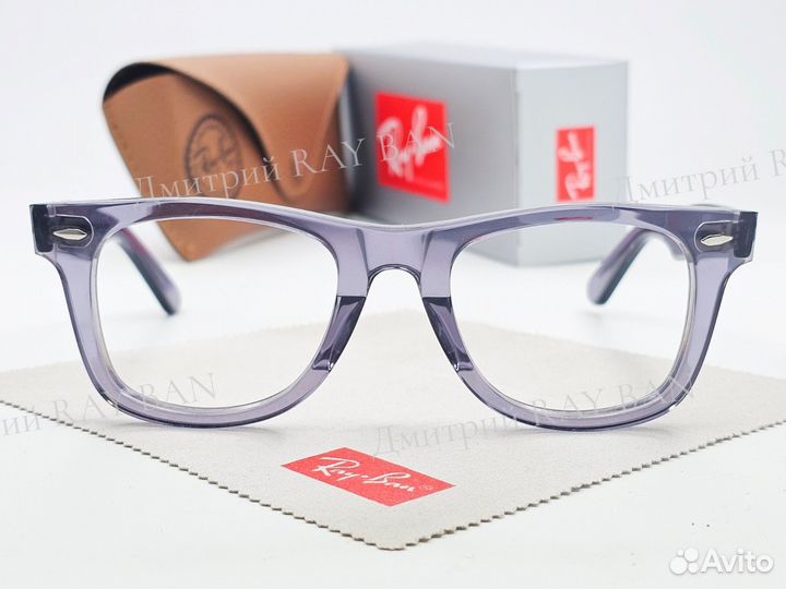 Очки Ray Ban Wayfarer RX 2140 Clear Grey 50 мм