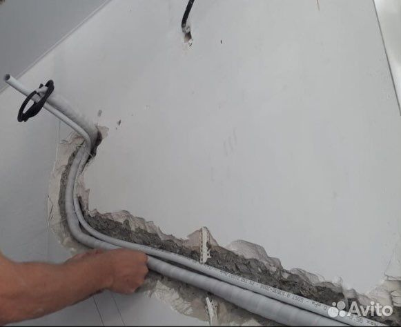 Монтаж кондиционеров, прокладка трассы