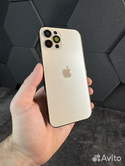 Корпус iPhone 12 pro gold новый