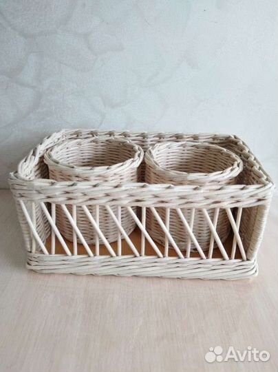 Плетёные ящики и короба