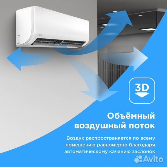 Кондиционер Midea серии Paramount msag1-12HRN1-I