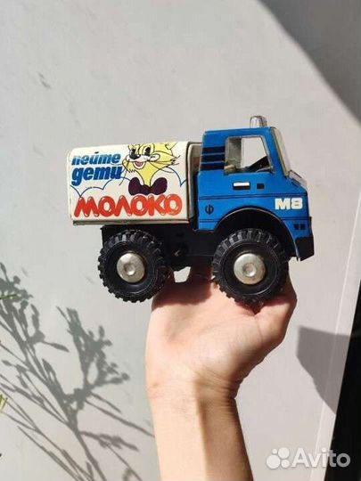 Металлическая машинка СССР автоцистерна