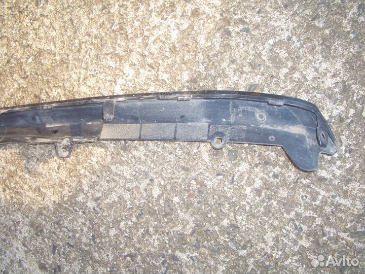 Накладка заднего бампера Тойота Хайлендер с13