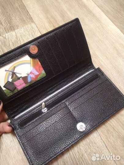Кошелек пормоне мужской бренд черный новый