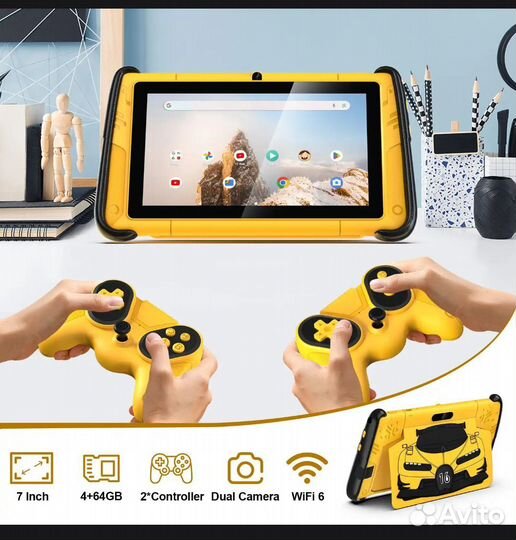 Планшет + 2 ретро- джойстика