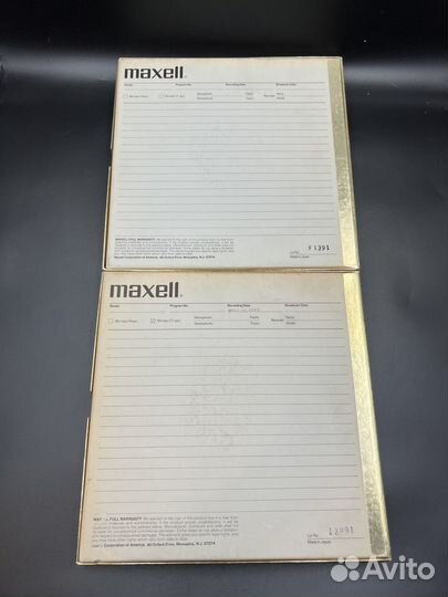 Катушка с пленкой Maxell UD 35-180 (1100м) 27см
