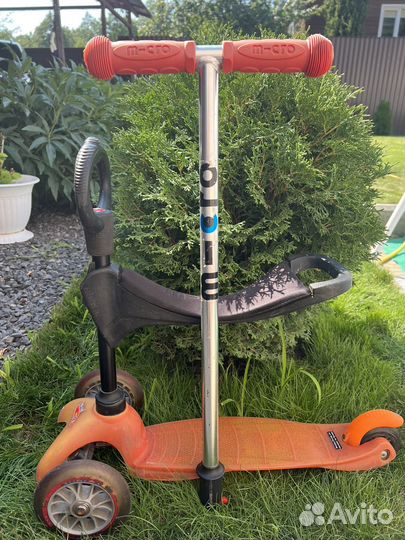Самокат детский трехколесный micro