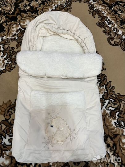 Зимний конверт в коляску до 3 лет