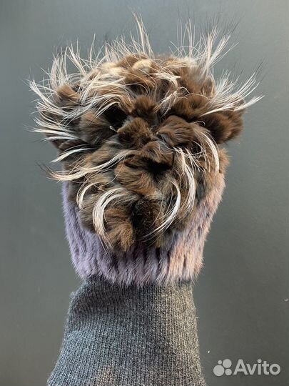 Норковая шапка женская