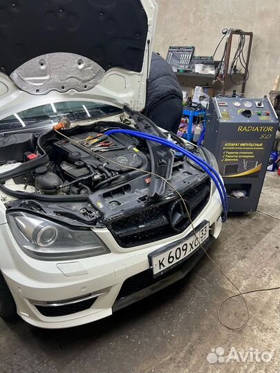 Промывка радиатора печки автомобиля