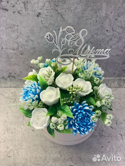 Букет цветов из мыла ручной работы