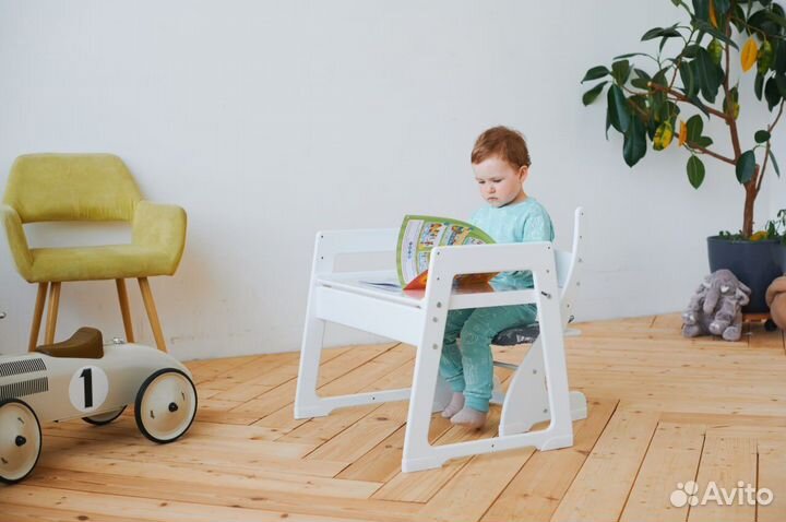 Растущая парта + стул + подушка Комплект