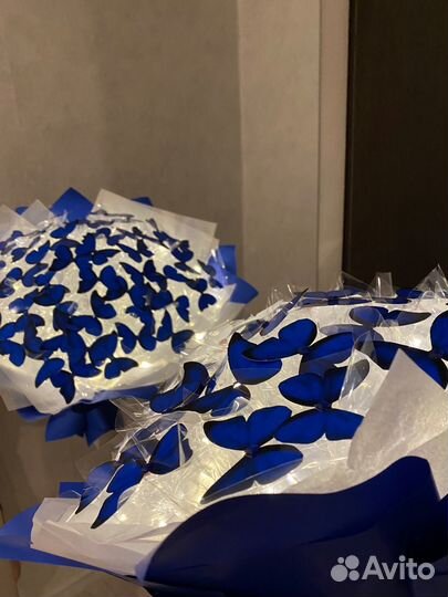 Готовые букеты из бабочек