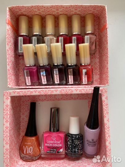 Лак для ногтей пакетом (б/у, срок годности истёк)
