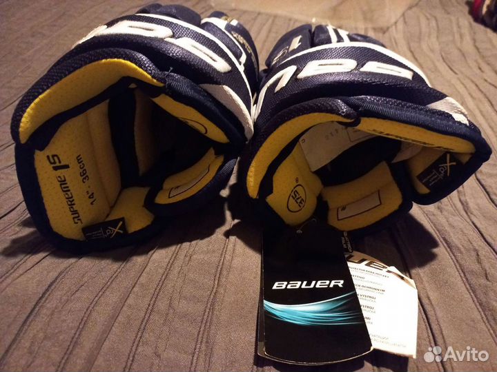 Краги хоккейные bauer 1S (раз. 14)