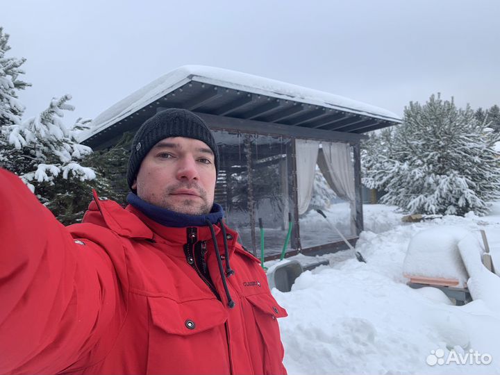 Мягкие окна на беседку