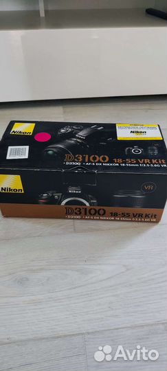 Зеркальный фотоаппарат nikon d3100